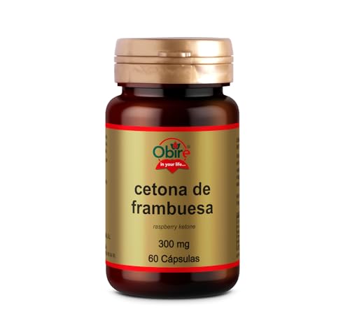 Obire | Cetonas de Frambuesa 300 mg | 60 Cápsulas | Favorece el Metabolismo | Facilita Perder Peso