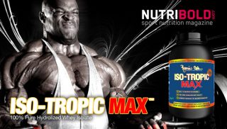 ISO-TROPIC MAX™ la nueva proteína de Ronnie Coleman
